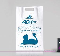 طراحی بسته بندی خاک گربه ADIpet