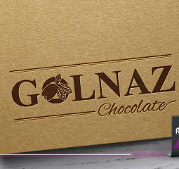 طراحی لوگو شکلات گلناز