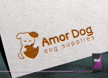 طراحی لوگو Amor Dog